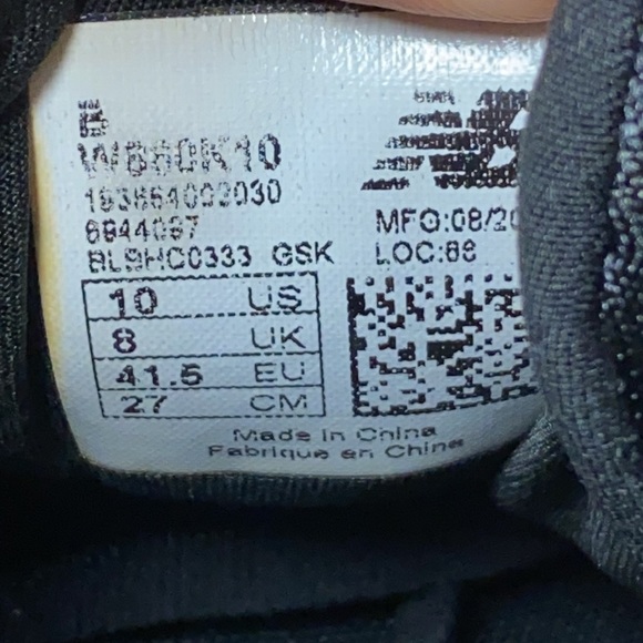 New balance 860v 10 Black grey training sneakers shoes - Picture 8 of 8
